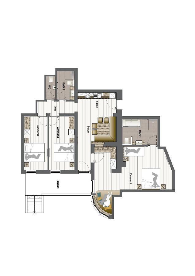 Hotel-Appartement Ferienhof 盖洛斯 外观 照片